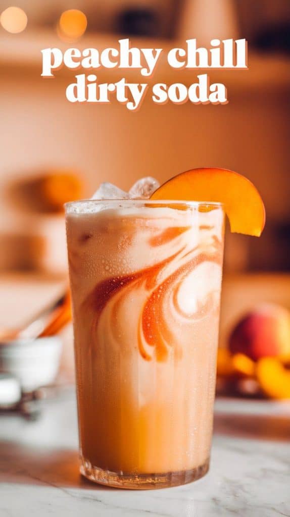 Peachy Chill Dirty Soda