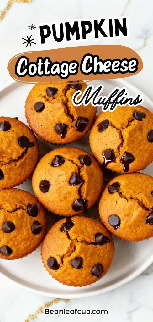 Pumpkin Cottage Cheese Muffins