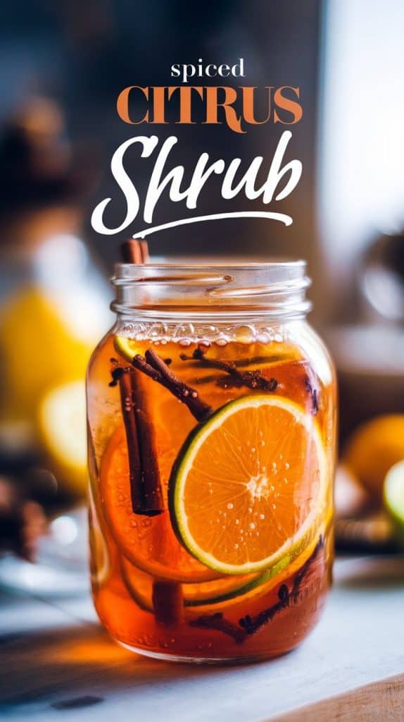 Refreshing Spiced Citrus Shrub