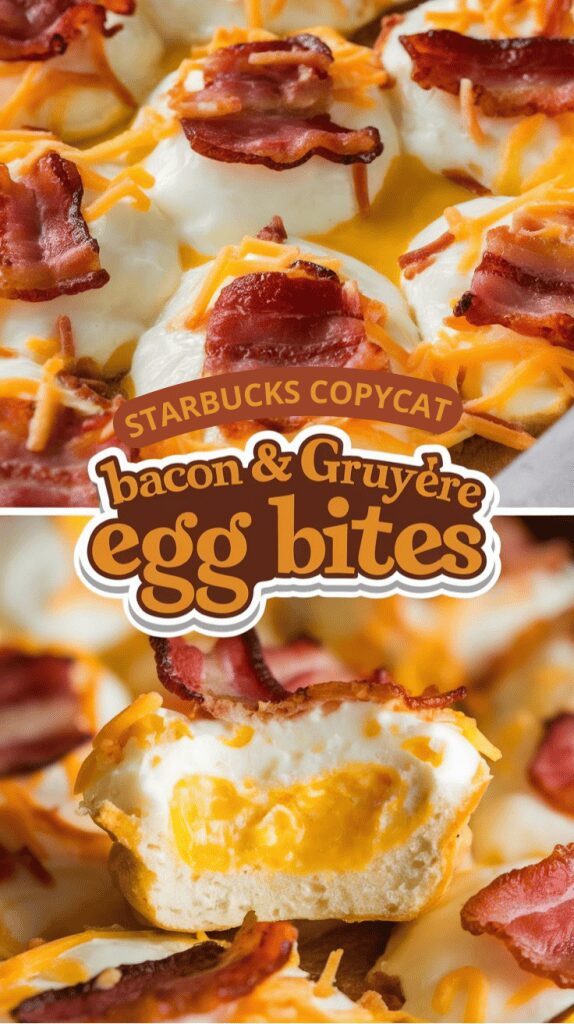 freshly baked Starbucks copycat bacon & gruyère egg bites