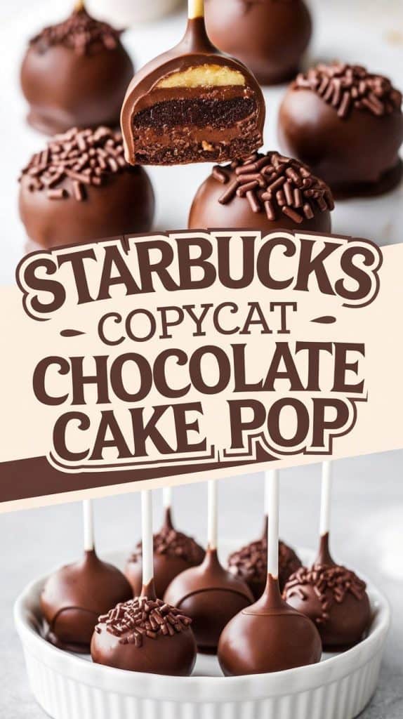 Starbucks copycat chocolate cake pops