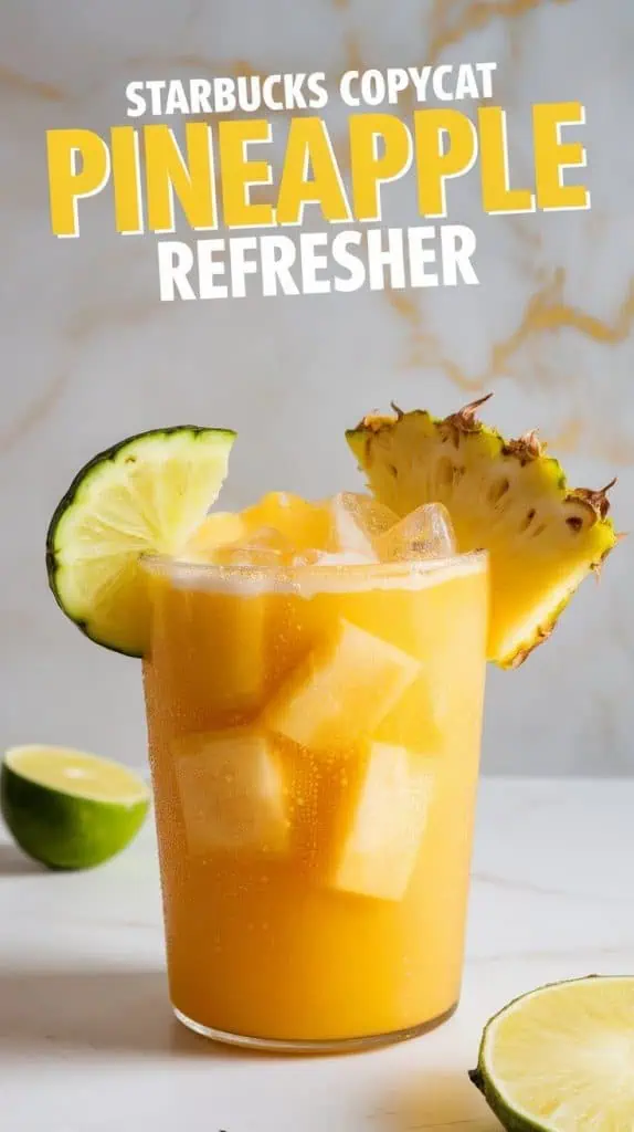 Starbucks Copycat Pineapple Refresher