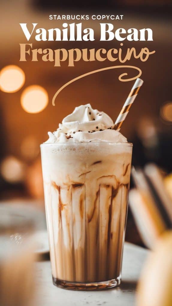 Starbucks Copycat Vanilla Bean Frappuccino