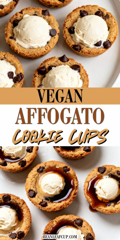 Vegan Affogato Cookie Cups