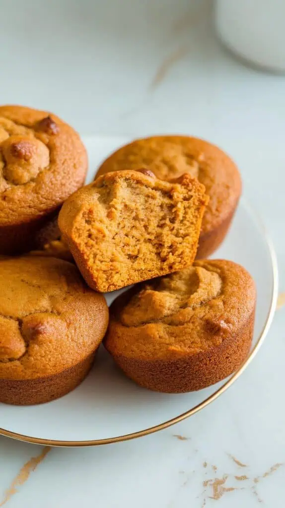 Pumpkin Cottage Cheese Muffins