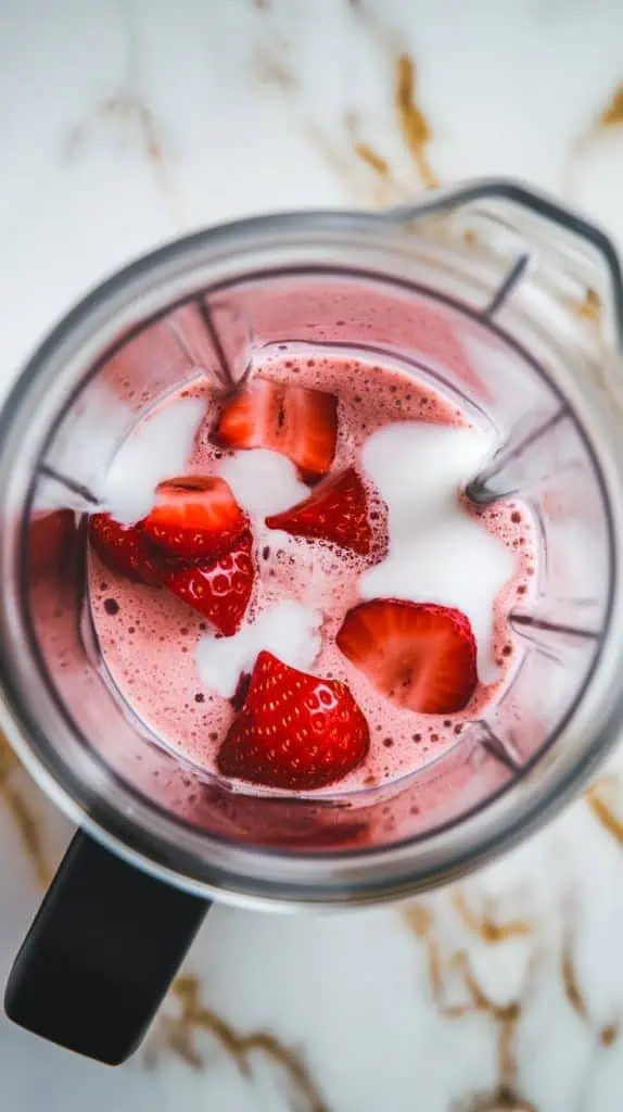 Starbucks Copycat Strawberry Frappuccino