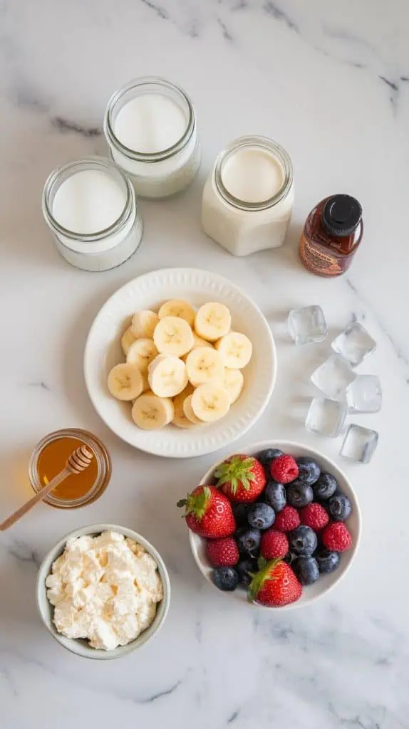 Cottage Cheese Berry Smoothie