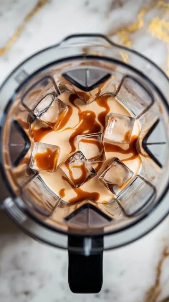 Caramel Cottage Cheese Frappe