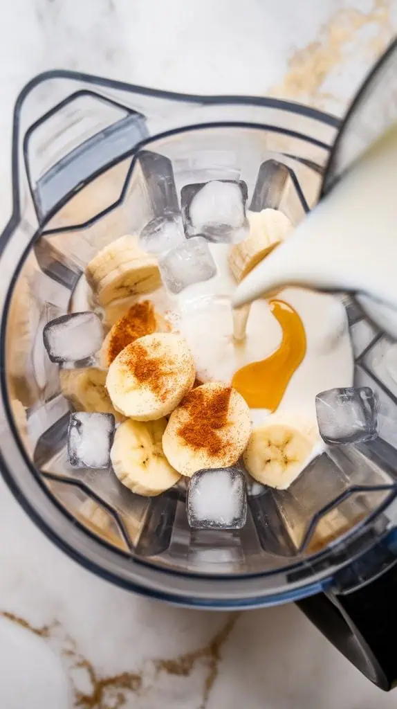 Banana Cream Cottage Cheese Smoothie