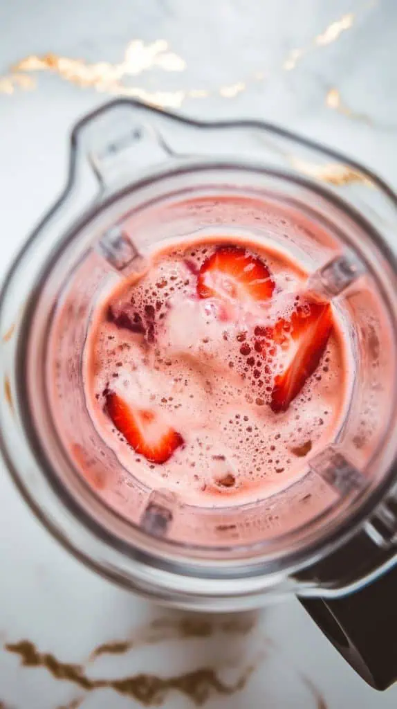 Starbucks Copycat Strawberry Frappuccino