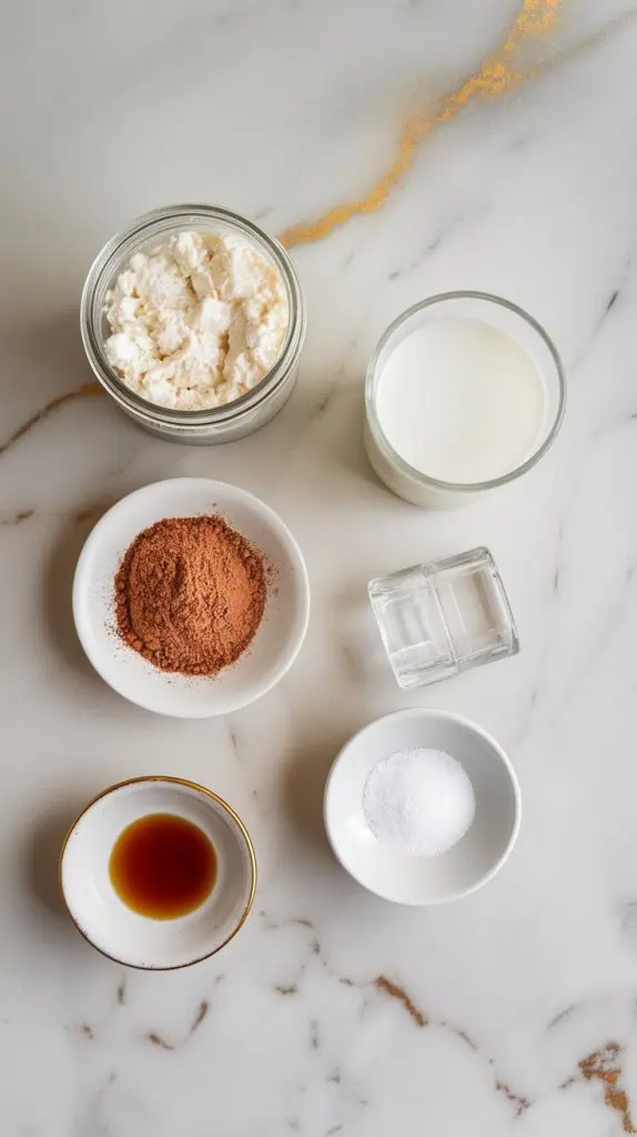 Cottage Cheese Hot Chocolate Keto Milkshake