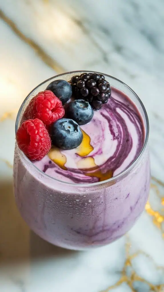 Cottage Cheese Berry Smoothie
