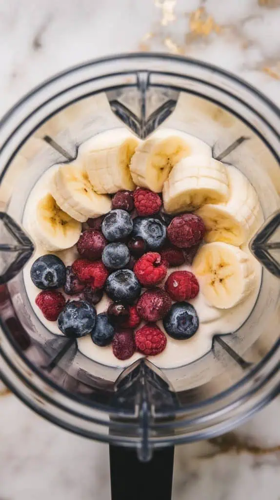Cottage Cheese Berry Smoothie