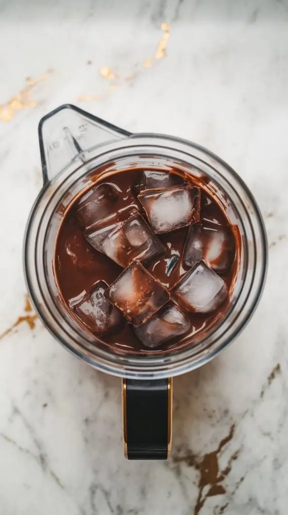 Cottage Cheese Hot Chocolate Keto Milkshake