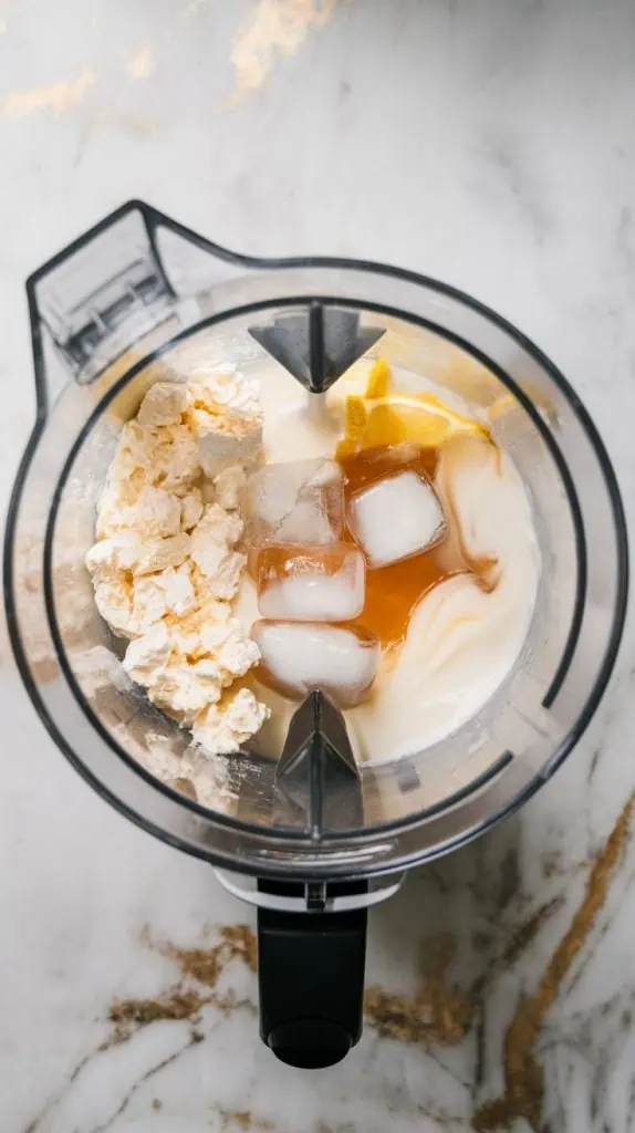 Cottage Cheese Lemonade Frosty