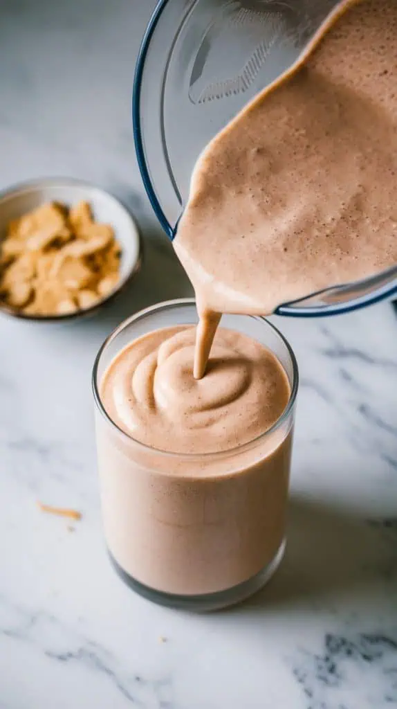Banana Cream Cottage Cheese Smoothie
