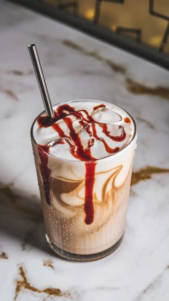 Starbucks Copycat Iced Cherry Chai Latte