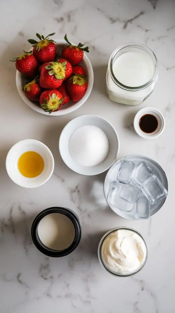 Starbucks Copycat Strawberry Frappuccino
