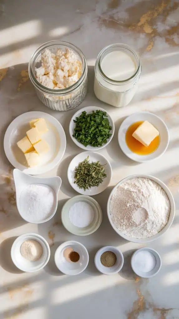 Herbed Cottage Cheese Biscuits