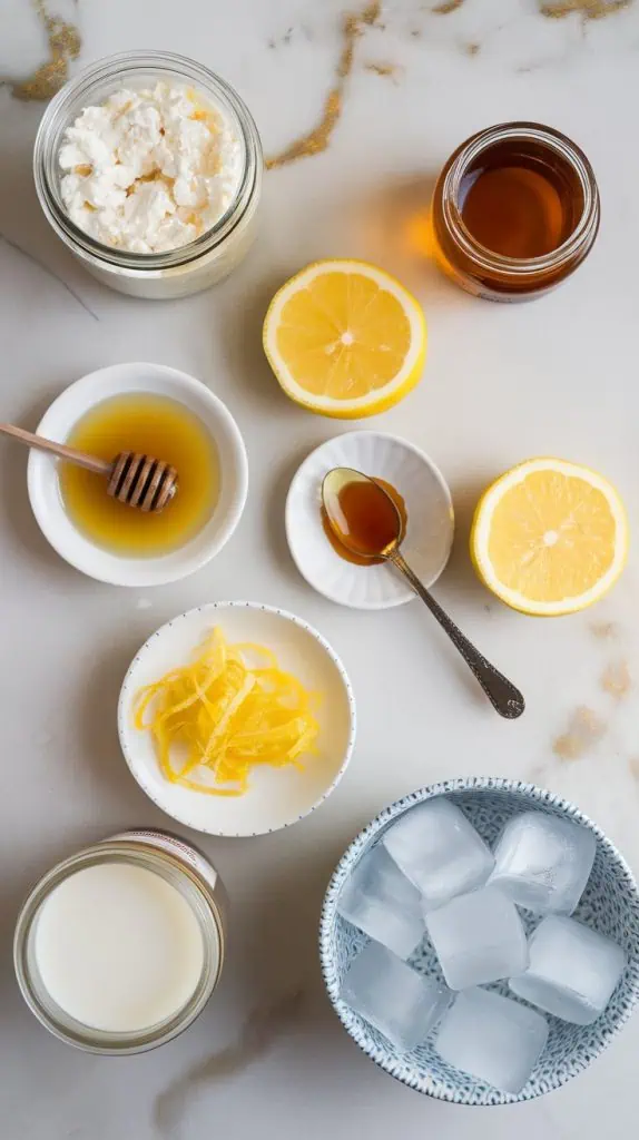 Cottage Cheese Lemonade Frosty