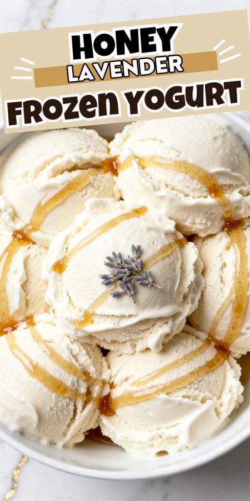 Honey Lavender Frozen Yogurt