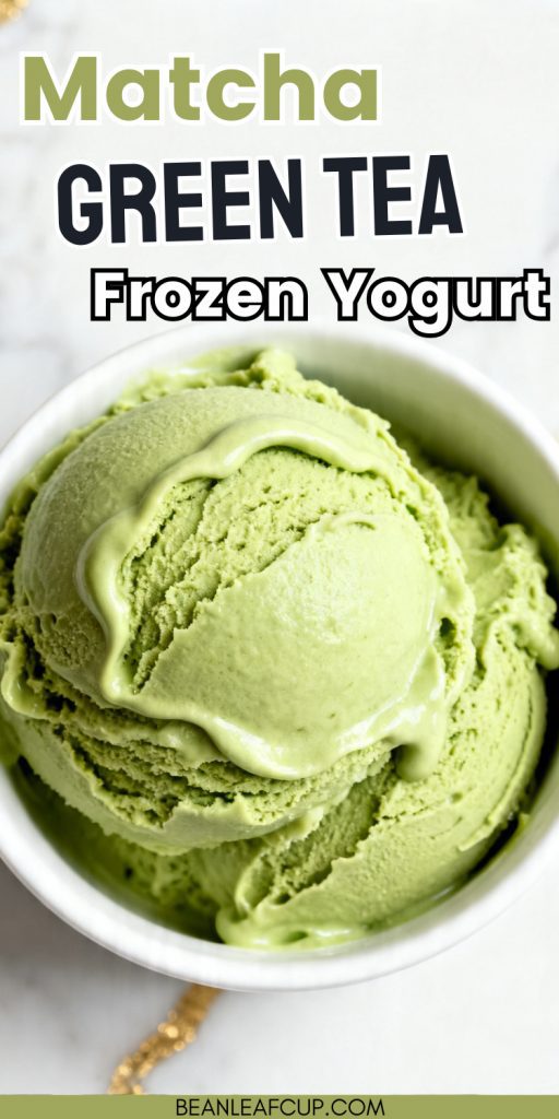 Matcha Green Tea Frozen Yogurt