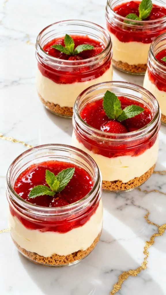 High-Protein Cheesecake Jars