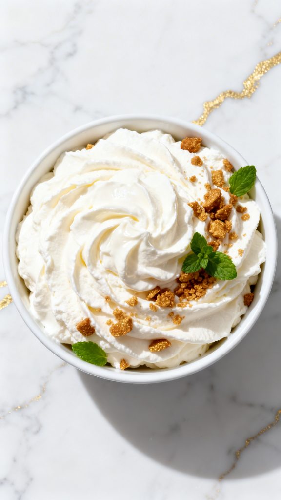 Cottage Cheese Vanilla Mousse