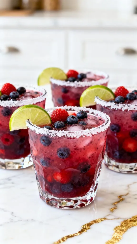 Mixed Berry Margaritas