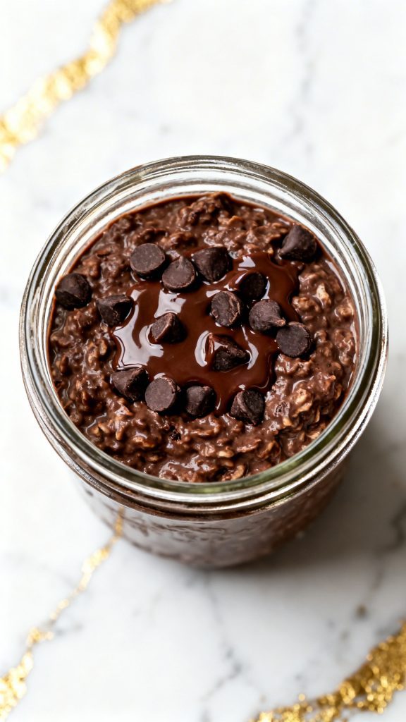 Brownie Batter Overnight Oats