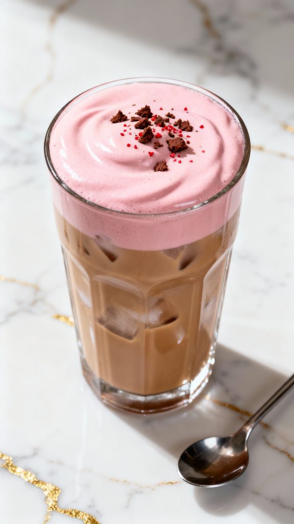 Starbucks Copycat Iced Cherry Chai Latte