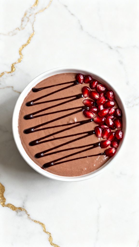 Chocolate Cottage Cheese Pudding