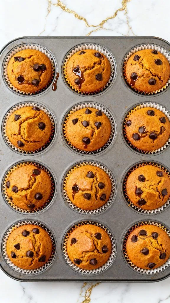 Pumpkin Cottage Cheese Muffins