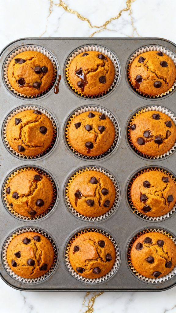 Pumpkin Cottage Cheese Muffins