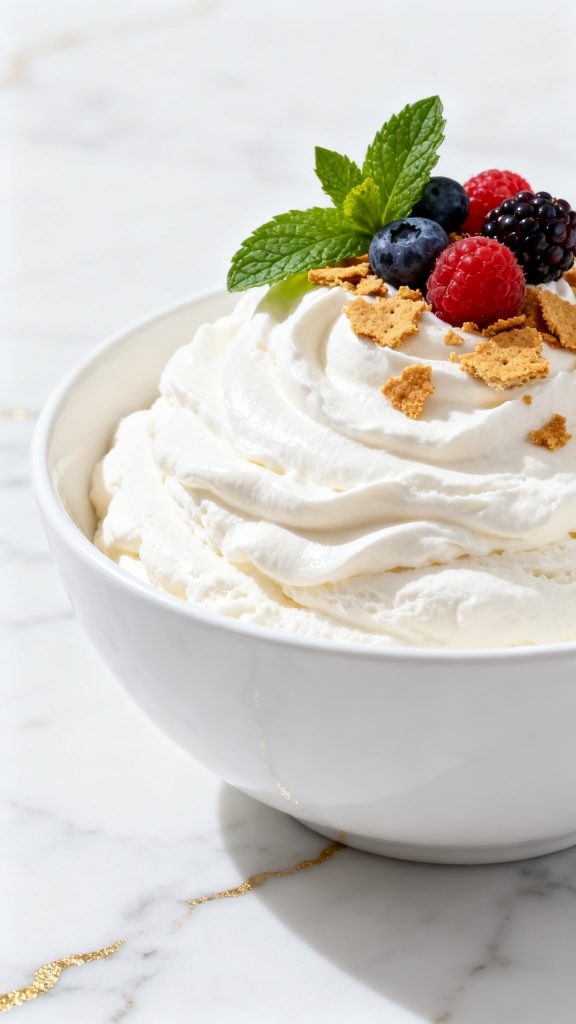 Cottage Cheese Vanilla Mousse