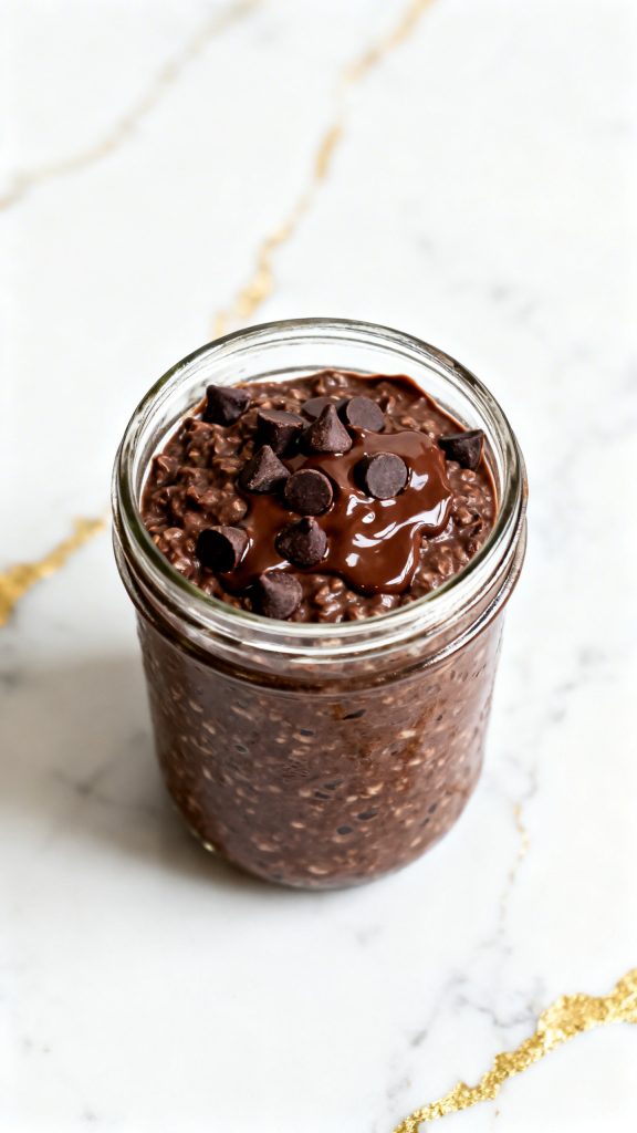 Brownie Batter Overnight Oats