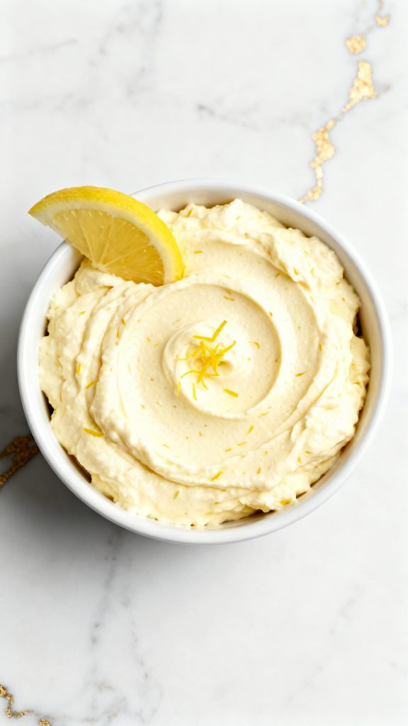 Lemon Cottage Cheese Pudding