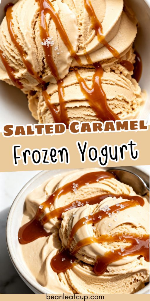 salted caramel frozen yogurt