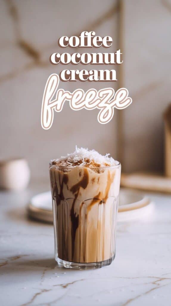 Coffee Coconut Cream Freeze