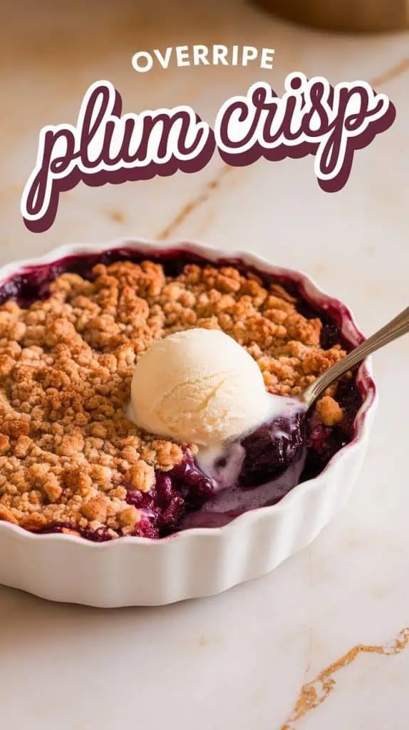 Overripe Plum Crisp