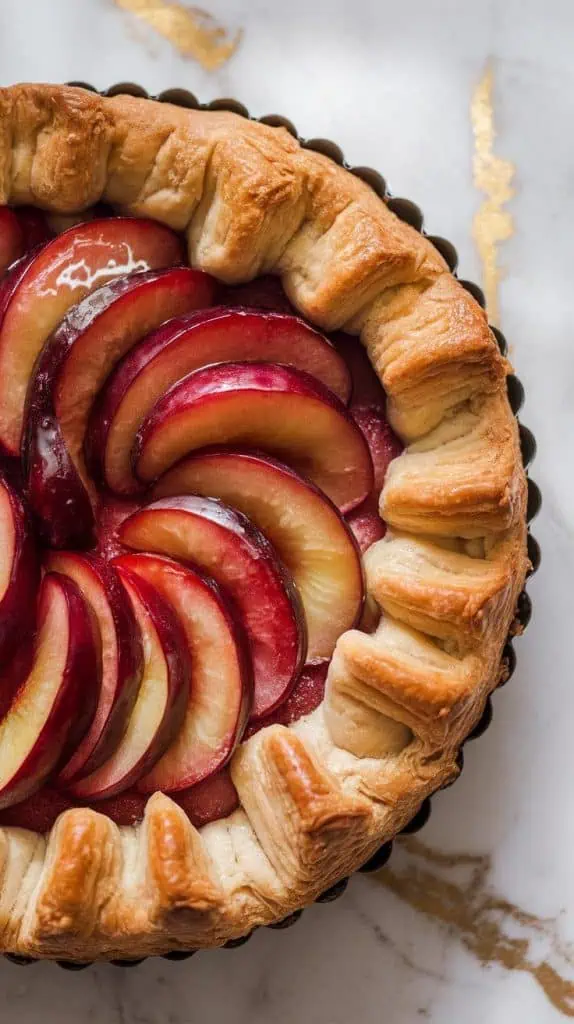 Plum and Almond Puff Pastry