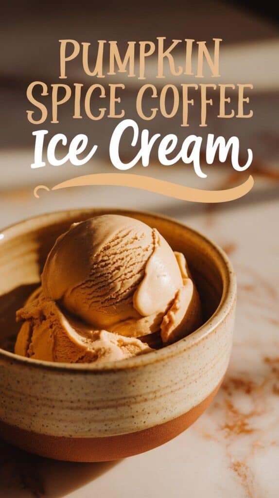 Pumpkin Spice Coffee Ice Cream 