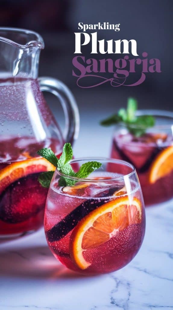 Sparkling Plum Sangria
