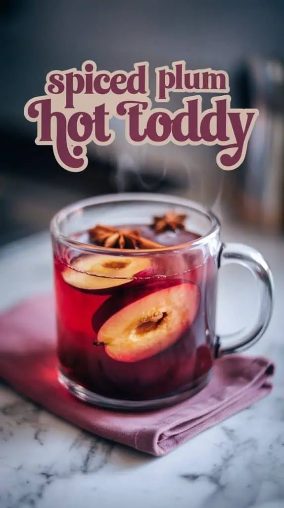 Spiced Plum Hot Toddy