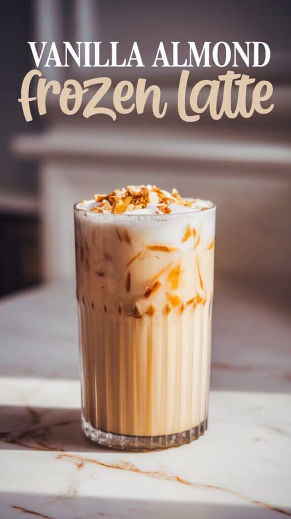 Vanilla Almond Frozen Latte