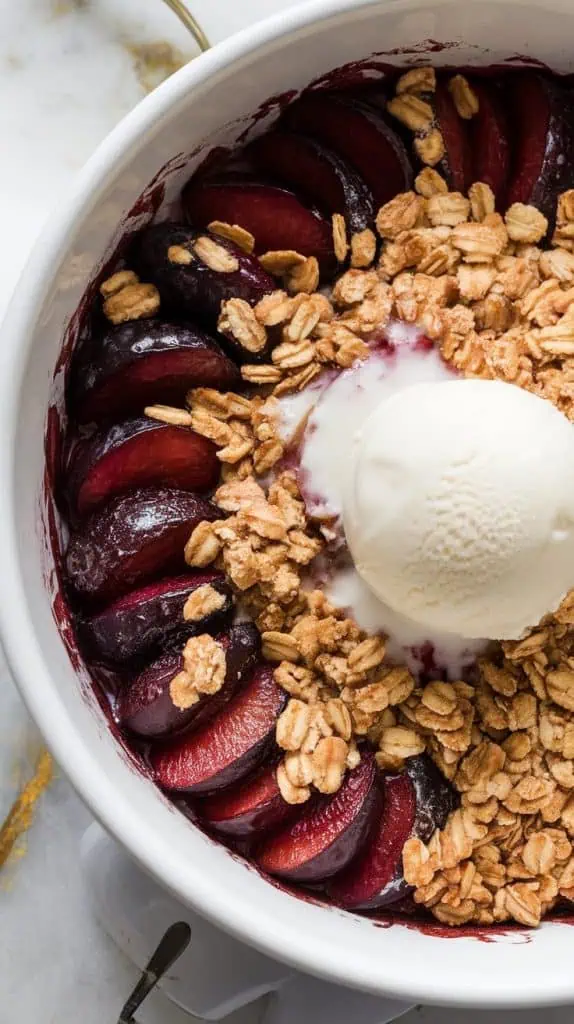Overripe Plum Crisp