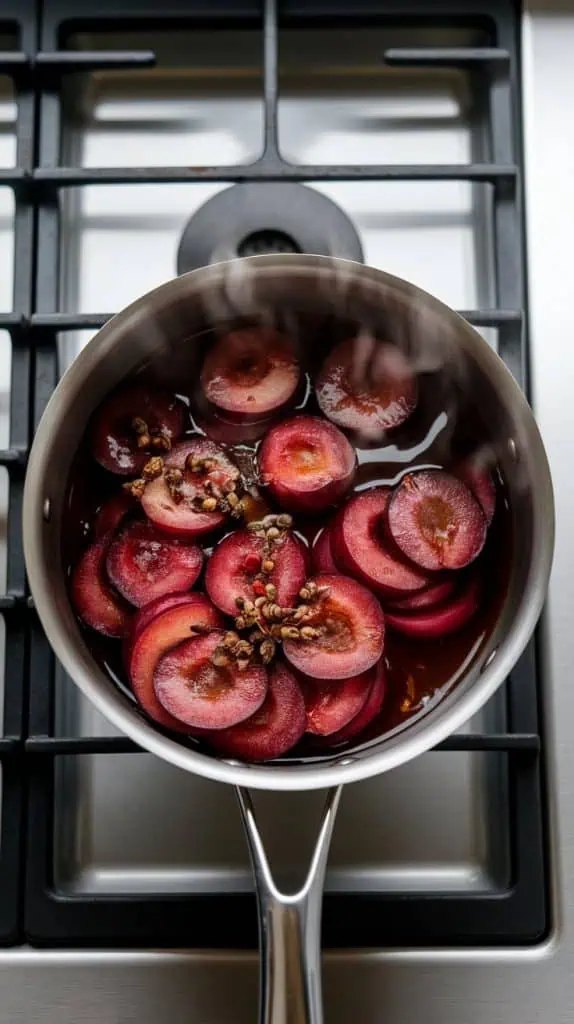 Spiced Plum Hot Toddy