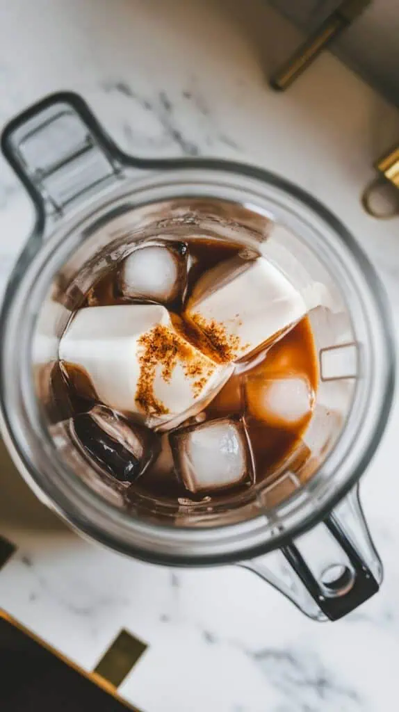 Vanilla Almond Frozen Latte