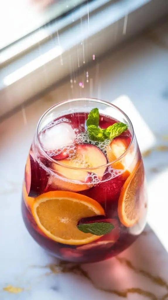 Sparkling Plum Sangria
