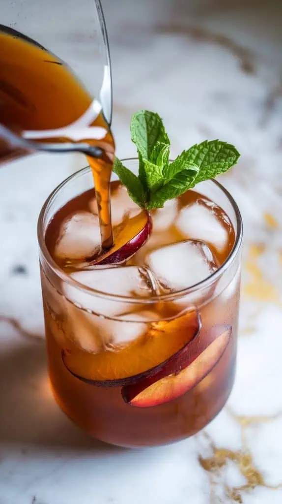 Cold Brew Plum Iced Tea